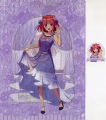 【中古】クリアファイル 中野二乃/全身 A4クリアファイル＆ステッカーセット 「DMMくじ 映画 五等分の花嫁～アニメ放送から5周年記念パーティー～」 D-7賞