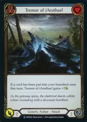 【中古】Flesh and Blood MON256[R]：(Rainbow Foil)Tremor of iArathael (3)