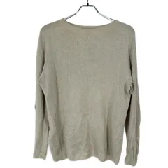 MARGARET HOWELL マーガレット ハウエル LINEN COTTON SILK プルオーバーニットセーター 579-8160006 ベージュ系 Mのサムネイル