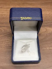 田崎真珠 TASAKI ピンブローチ タッグピン シルバーのサムネイル