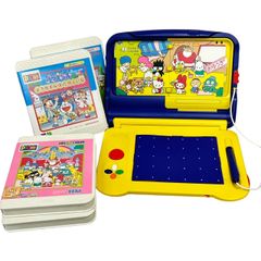 S071)【動作品/すぐ遊べるセット♪】SEGA PICO キッズコンピュータ HPC-0008 ソフト5本付き 子供用 セガ ピコ 絵本ゲーム 知育玩具 ドラえもん サンリオ レトロゲーム