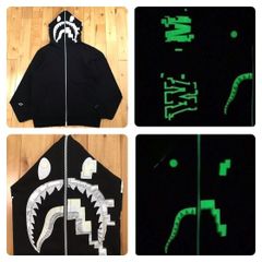 未使用 APE ZOZO 限定 パンダパーカー シャークパーカー パーカー L