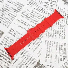 AppleWatch 38/40/41 シリコンバンド[02]レッド