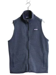 【お得なクーポン配布中!】 パタゴニア ベターセーター ベスト レディース L 15年製 Patagoniaフリース セーター 前開き フルジップ アウトドア ハイネック 重ね着 紺