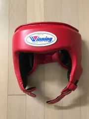 Winning ヘッドギア レッド 赤 Lサイズ ウイニング(WINNING) ボクシングヘッドギア フェイスガード