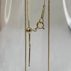 【ゆっこ】K18YG　スライドピン スモールアンド ロング ネックレス ゆっこ】K18YG スライドピン スモールアンド ロング ネックレス