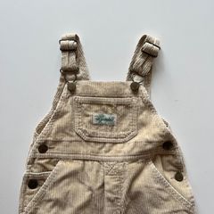 <90-100>cuecumber　overall　-　corduroy　beige/　kids used vintage　USA 【23-151】 アメリカ古着　子供古着　オーバーオール