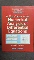 A First Course in the Numerical Analysis of Differential Equations 2nd版　(Arieh Iserles/Cambridge Univ. Pr.)