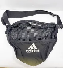 【HY】【中古】adidas アディダス ボールバック メッシュ ショルダーバッグ バスケットボール ブラック[送料無料(一部地域を除く)]HY002