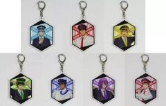[중고]키 홀더 전 7종 세트 [쿠로코의 농구 POP UP SHOP in 도쿄 캐릭터 스트리트 아크릴 키 홀더 04/역원풍 ver. 신작 일러스트]
