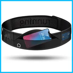 【人気商品】GINTRONスリムランニングベルト、通気性に ランニングファニーパック防水ベルトランニングウエストバッグ、携帯電話と水瓶棚付き、ジョギング、自転車、トレッキングに適している