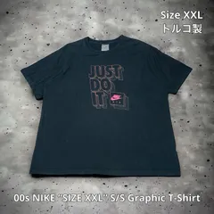 00s NIKE “SIZE XXL” S/S Graphic T-Shirt ナイキグラフィックTシャツ 半袖 ブラック ネオンカラー XXLサイズ トルコ製 ストリート オーバーサイズ JUST DO IT スウッシュロゴ