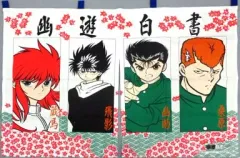 【中古】タペストリー 幽助＆桑原＆蔵馬＆飛影 のれん 「幽☆遊☆白書」