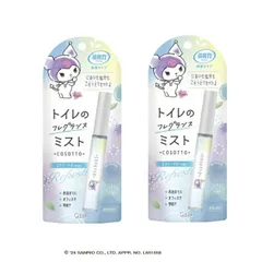 消臭力 トイレ用 携帯タイプ エアリーサボンの香り 9mL 消臭ミスト スプレー  消臭剤 消臭 芳香剤 消臭スプレー コソット 携帯ミスト サンリオ クロミ マイメロ  【×2個セット】＃