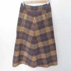 ヨークランド YORKLAND チェック ロングスカート w923827ssのサムネイル