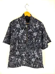 ハレ HARE フラワーモチーフ ハーフZIPプルオーバー メンズ  S