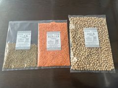 お買い得！　令和4年産　ひよこ豆　レンズマメ　皮むきレンズマメ