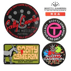 スコッティキャメロン ステッカー 4枚セット Scotty Cameron 7