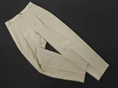 coen コーエン タック テーパード パンツ sizeM/ライトベージュ ■■ レディース