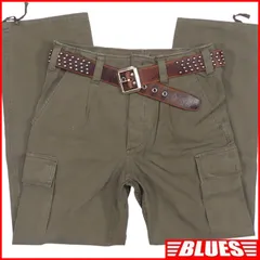 ドイツ軍 90s モールスキンカーゴパンツ  軍物 軍服 古着 メンズ 1 カーキ パンツ_ウエスト73cmから77cm一覧←SEULB屋着古← HH9819