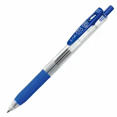 （まとめ買い）ゼブラ ゲルインクボールペン サラサクリップ 0.5mm 青 パック入 P-JJ15-BL 【10本セット】
