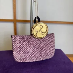 煙草入れ刺繍紫陽花前金具　木の実金工金具根付 金唐革 菊図前金具付 煙草入れ・木彫 塗り 緒締 ・流水に菊図