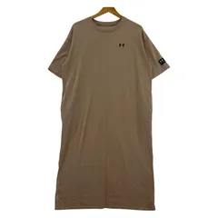 UNDER ARMOUR アンダーアーマー  クルーネック カットソーワンピース sizeSM/ピンクベージュ