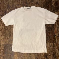 ISSEY MIYAKE MEN イッセイミヤケメン リップル編み Tシャツ ME01JK096 ホワイト size3【代官山04】