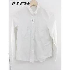 ◇　◎ GALERIE VIE ギャルリー ヴィー ストライプ 長袖 シャツ サイズ1 ホワイト　ライトグレー レディース  【中古】 【1108230001695】