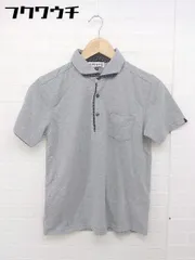 ◇ KLEIN PLUS HOMME クランプリュス オム 鹿の子 半袖 ポロシャツ サイズ46 グレー メンズ 【中古】 【1105120012373】のサムネイル