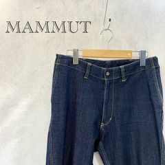 美品 MAMMUT マムート 1022-00140 デニム パンツ ジーンズ ボトムス M 濃紺 メンズ