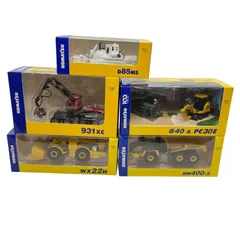 ○未使用9個！ KOMATSU コマツ ミニチュア ミニカー 工事現場 非売品 ○未使用9個！ KOMATSU コマツ ミニチュア ミニカー 工事現場