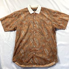 90s Ralph Lauren ペイズリー柄 総柄 半袖 ボタンダウンシャツ - メルカリ