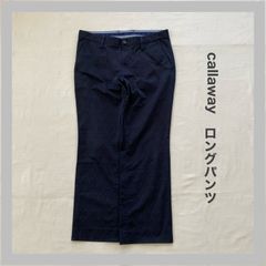 Callaway　キャロウェイ　GOLF　ゴルフ　ロングパンツ　ロゴ刺繡　柄パンツ　薄手　ストレッチパンツ　スポーツ　メンズ　L