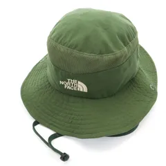 THE NORTH FACE ノースフェイス ナイロン ハット S カーキ アウトドア NN80005 裏メッシュ レディース 古着