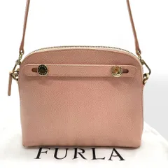 【極美品】FURLA フルラ　レザー　ショルダーバッグ　パイパーミニ　２WAY フルラ FURLA フルラ FURLA バッグ ショルダーバッグ 斜めがけ