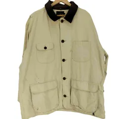 ジェイクルー J.CREW 90S 巨人タグ  レザー襟 切替 木目ボタン 4ポケット コットン ダック地 カバーオール  メンズ import：XL のサムネイル