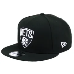 ニューエラ キャップ 9FIFTY ブルックリン・ネッツ New Era Brooklyn Nets NBA メンズ 帽子 スナップバックキャップ ベースボールキャップ ブラック