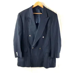 ミラショーン mila schon MILANO ジャケット ダブルジャケット ストライプ シルク 絹100％ スリット 濃紺 959730のサムネイル
