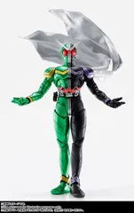 【即納・新品】BANDAI SPIRITS S.H.Figuarts（真骨彫製法） 仮面ライダーW サイクロンジョーカー 風都探偵アニメ化記念 バンダイスピリッツのサムネイル