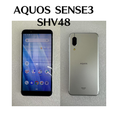 【ジャンク品】AQUOS SENSE3 basic SHV48　シルバー   IMEI：354956110848814