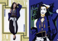 【中古】クリアファイル 場地圭介 描き下ろしA4クリアファイルセット 「まるくじ 東京リベンジャーズ チャイナ服ver.」 中吉04