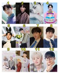 韓流 グッズ ファン ミニョン ミンヒョン HWANG MINHYUN  トレカ 風 フォトカード １２枚セット  #NU'EST #WannaOne #還魂 #無駄なウソ トレーディグカード 韓国 俳優