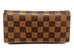 ヴィトン ■ N60017 RI2175 ダミエ ポルトフォイユ ブラザ 二つ折り 長財布 ウォレット イニシャル入り Louis Vuitton □7D