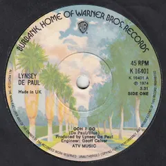 英7” Lynsey De Paul Ooh I Do K16401 Warner Bros. Records /00080