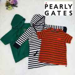 PEARLY GATES　パーリーゲイツ　ゴルフウェア　3点セット　フリース素材半袖カット―ソー、半袖パーカー、フード付きチュニック　レディース　おまとめ　Мサイズ