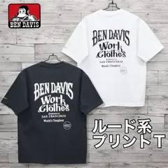 新品 メンズ ベンデイビス ベン デイビス BENDAVIS BEN DAVIS 半袖 Tシャツ 半袖Tシャツ ティーシャツ バックプリント ロゴ  ルード系 ユニセックス レディース 白 ホワイト 黒 ブラック