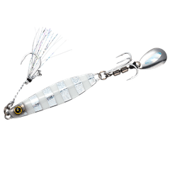 ハヤブサ　ＦＳ４１７　ジャックアイ　マキマキ　８０ｇ　Ｎｏ．９　シルバー青夜光ゼブラ