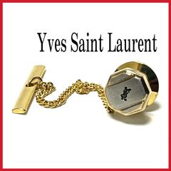 アウトレット 美品 YSL イヴ・サンローラン タイピン カフス セット