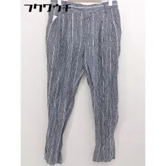 ◇ JOURNAL STANDARD relume ジャーナルスタンダード リネン100% イージー パンツ サイズ36 ブルー系 レディース  【中古】 【1108230009929】